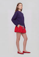 Bow Embroidered Sweatshirt