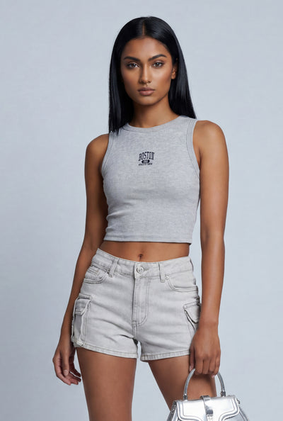 Boston Sleeveless Baby Tee