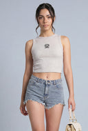 Boston Sleeveless Baby Tee