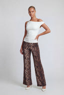 Ruched O-Ring One Shoulder Blouse
