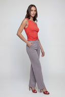 Ruched O-Ring One Shoulder Blouse