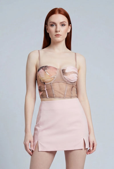 Dulce Crop Bustier Top