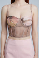 Dulce Crop Bustier Top
