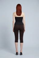 Asymmetrical Peplum Tube Top