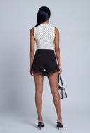Polka Dot Sleeveless Top