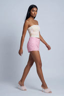 Tropic Print Crop Tube Top