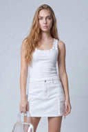 Studded Racerback Tank Top