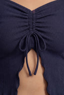 Off The Shoulder Flyaway Crop Top