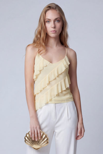 Asymmetrical Ruffle Cami