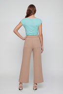 Gabrielle Cowl Neck Ruched Blouse