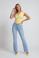 Gabrielle Cowl Neck Ruched Blouse