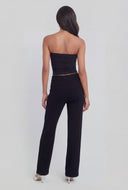 Ruched Crop Tube Top