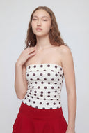Monica Ruched Tube Top