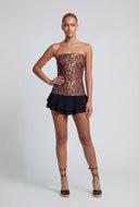 Monica Ruched Tube Top