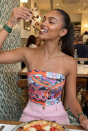 Monica Ruched Tube Top