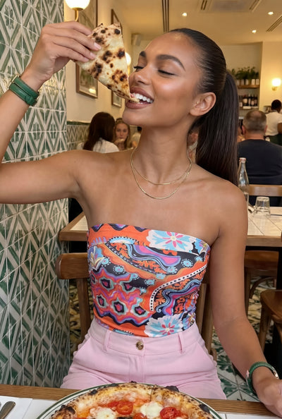 Monica Ruched Tube Top