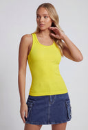 Athena Ribbed Racerback Tank Top