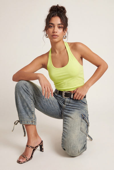 Harlee Crop Halter Top