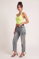 Harlee Crop Halter Top