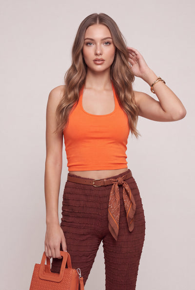 Harlee Crop Halter Top