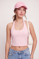 Harlee Crop Halter Top