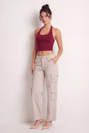 Harlee Crop Halter Top