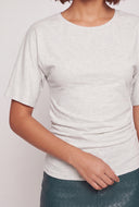 Ruched Short Sleeve Tee