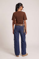 Ruched Short Sleeve Tee