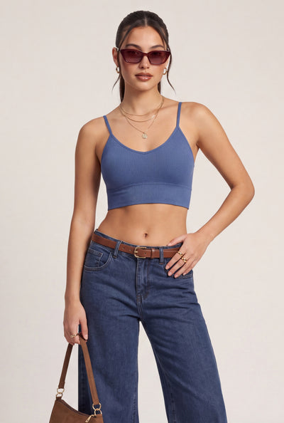 Ribbed Crop Cami