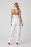 Cowl High Neck Halter Top