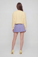 Graphic Crop French Terry Sweatshirt