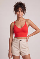 Ribbed Crop Cami Top