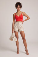 Ribbed Crop Cami Top