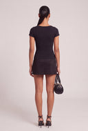 Alison Molded Short Sleeve Top