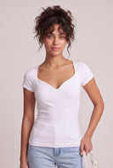 Alison Molded Short Sleeve Top