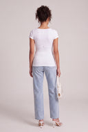 Alison Molded Short Sleeve Top