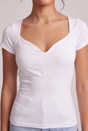 Alison Molded Short Sleeve Top