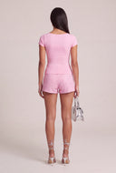 Alison Molded Short Sleeve Top