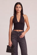 Plunge Halter Top