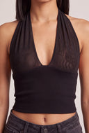 Plunge Halter Top