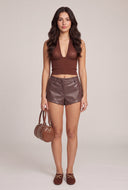 Plunge Halter Top