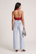 Plunge Halter Top