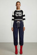 Matilda 28 Varsity Stripe Sweater
