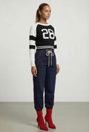 Matilda 28 Varsity Stripe Sweater