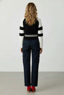 Matilda 28 Varsity Stripe Sweater
