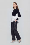 Hybrid Sweater Knit Top
