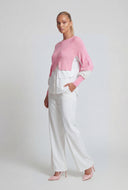 Hybrid Sweater Knit Top