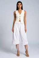 Textured Button Knit Vest