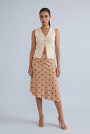 Textured Button Knit Vest