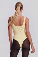 Frances Ribbed Scoop Neck Tank Bodysuit